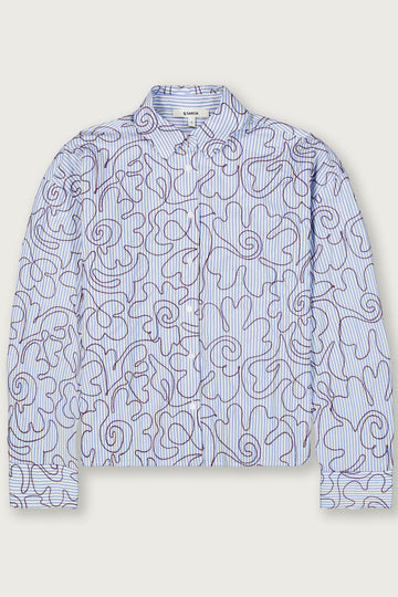 Bluse mit Allover-Print