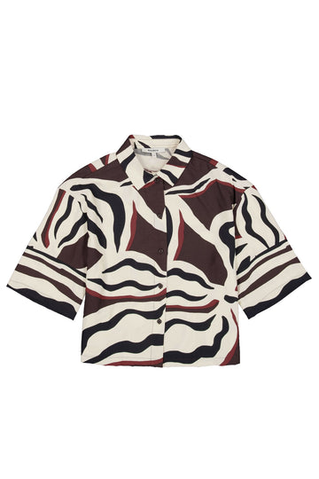 Bluse mit Allover-Print