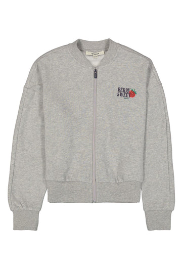 GARCIA Bomberjacke mit Brustprint und Reißverschluss