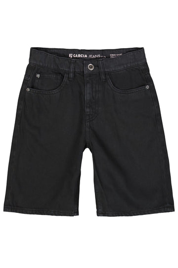 GARCIA Denim-Shorts mit geradem Bein und verstellbarem Bund