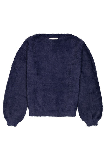 Garcia Flauschiger Strickpullover mit eingestricktem Muster