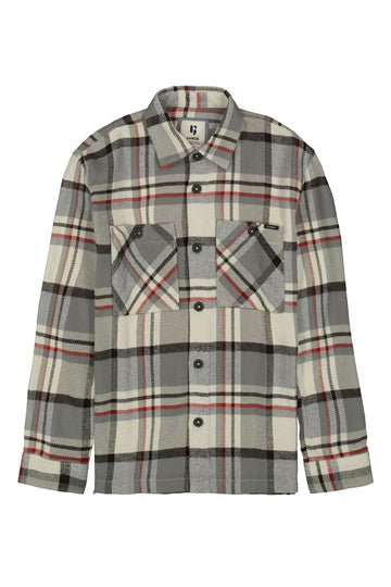 Garcia: Overshirt aus Baumwolltwill mit Karomuster