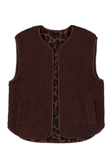 Garcia Wendeweste mit Leopardenmuster