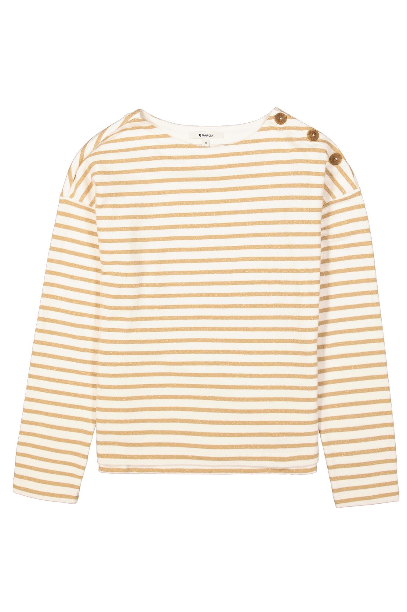 Garcia Langarmshirts  creme