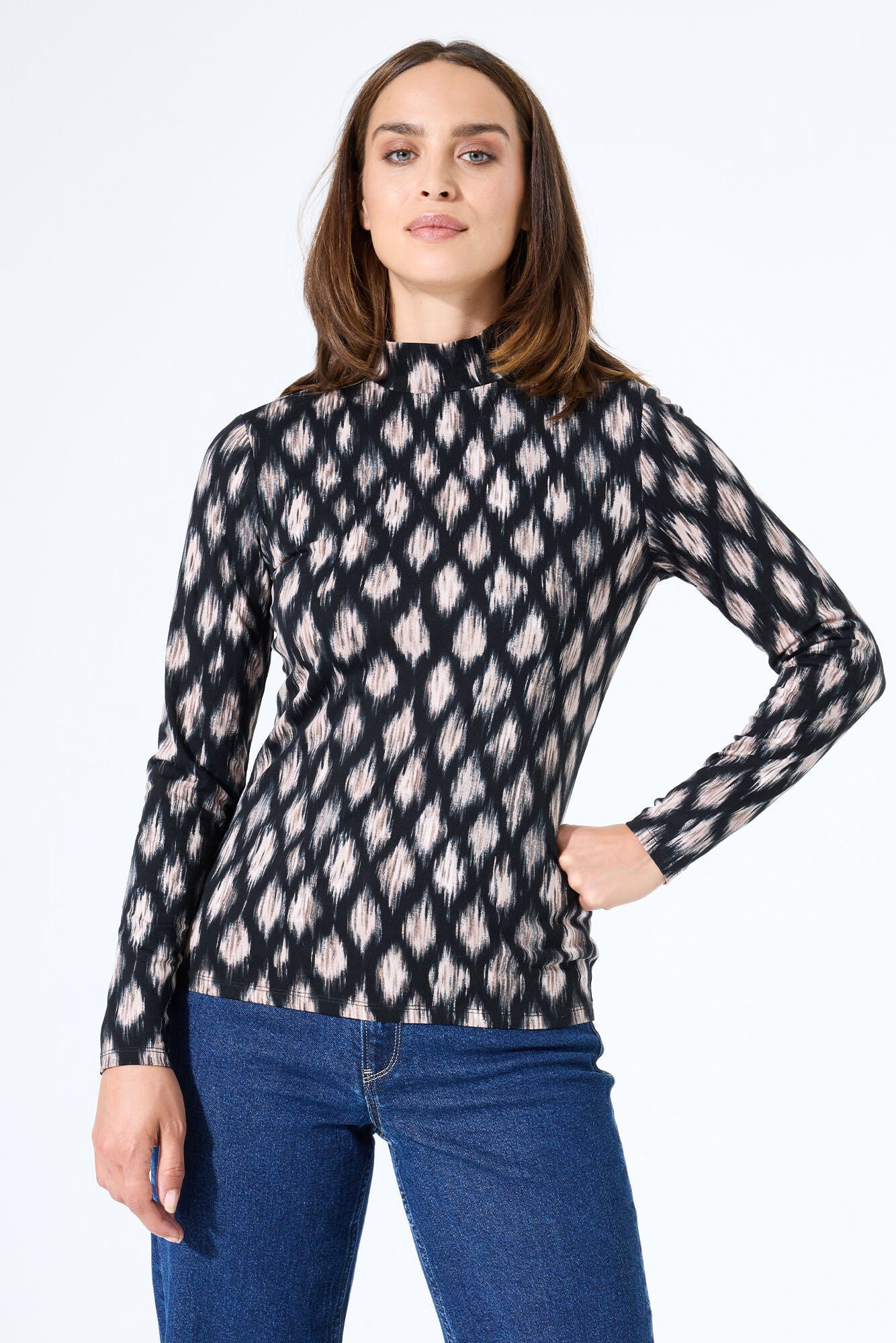Garcia Langarmshirts  taupe