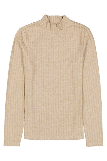 Langarmshirt mit Jacquardstruktur