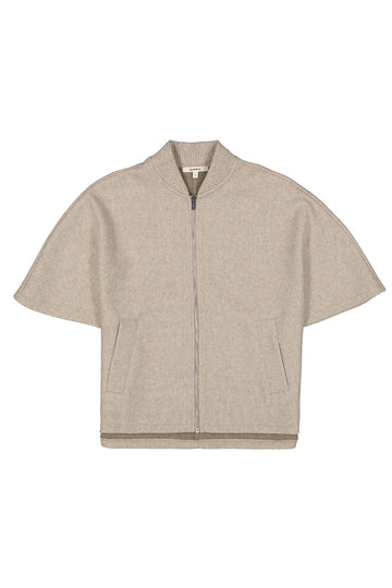 Oversized Jacke mit Dreiviertelärmeln
