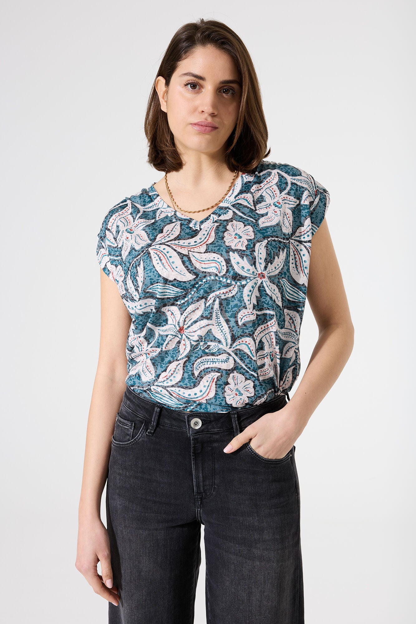 Garcia T-Shirts  blau