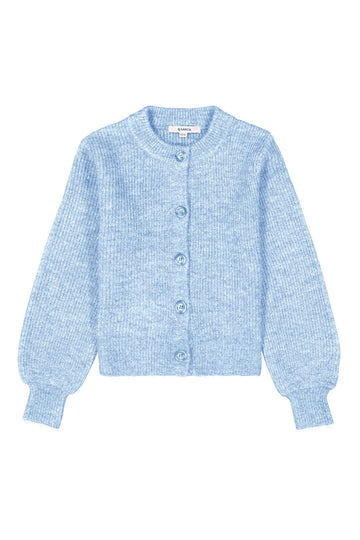 Strickjacke mit Melange-Effekt
