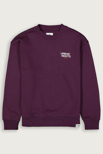 Sweatshirt mit Brust- und Rückenprint