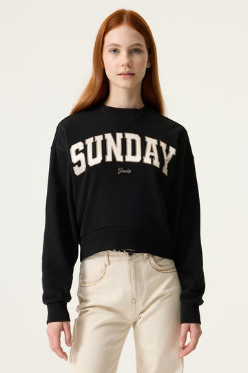 Sweatshirt mit Frontprint