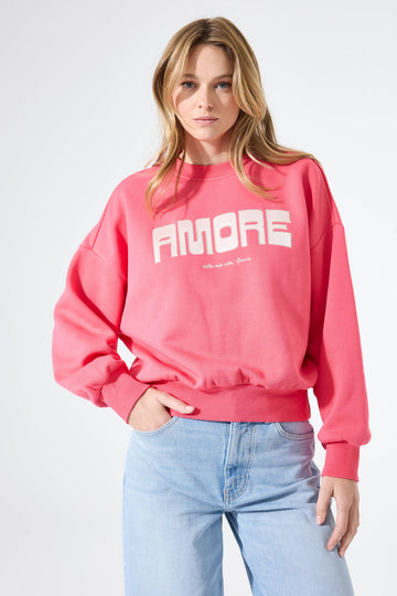 Sweatshirt mit Frontprint