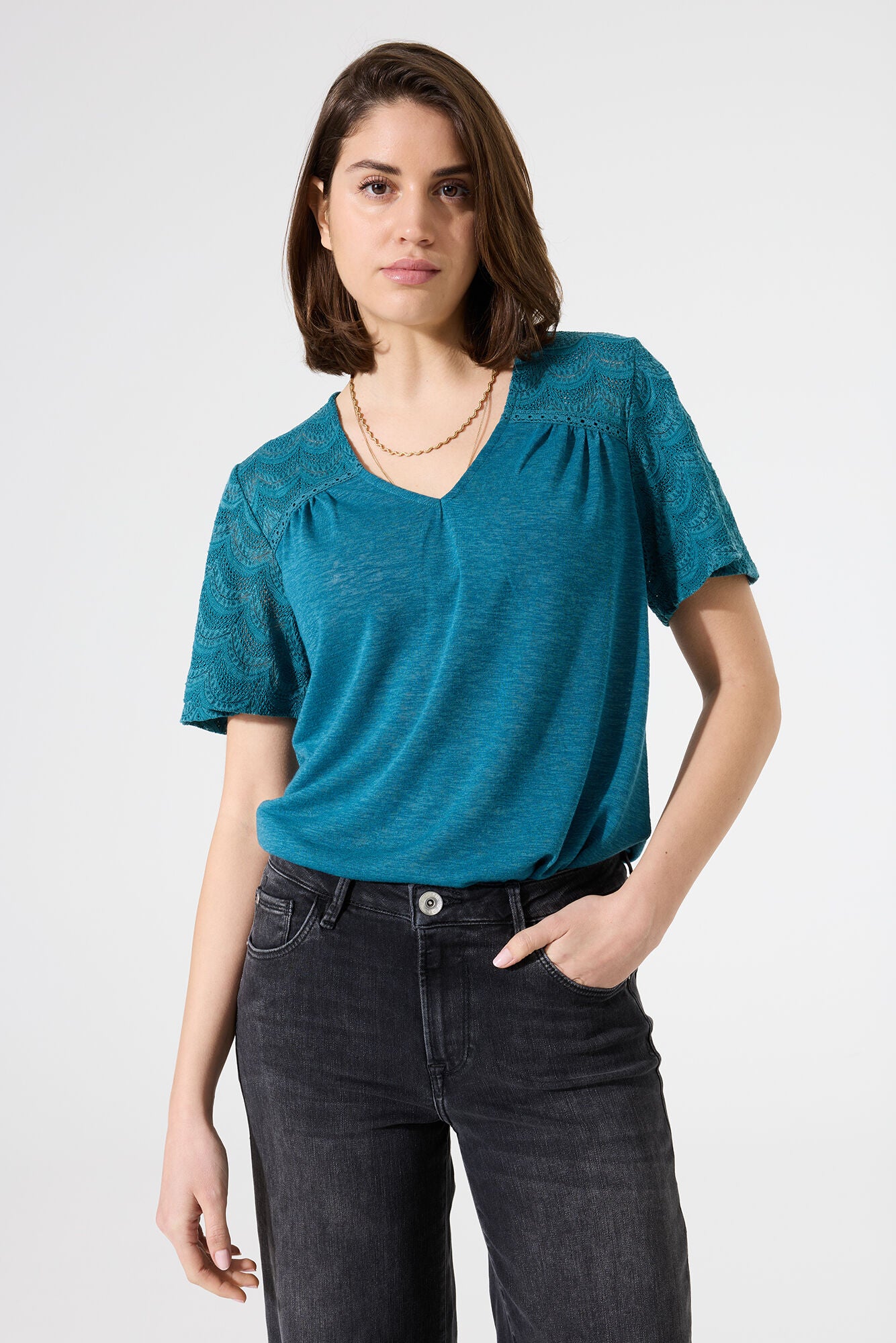 Garcia T-Shirts  blau