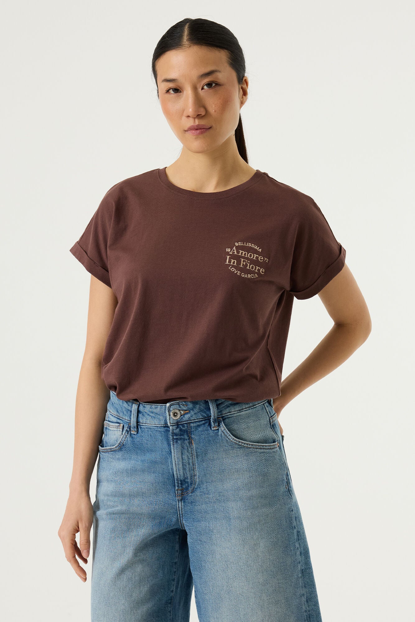 Garcia T-Shirts  braun