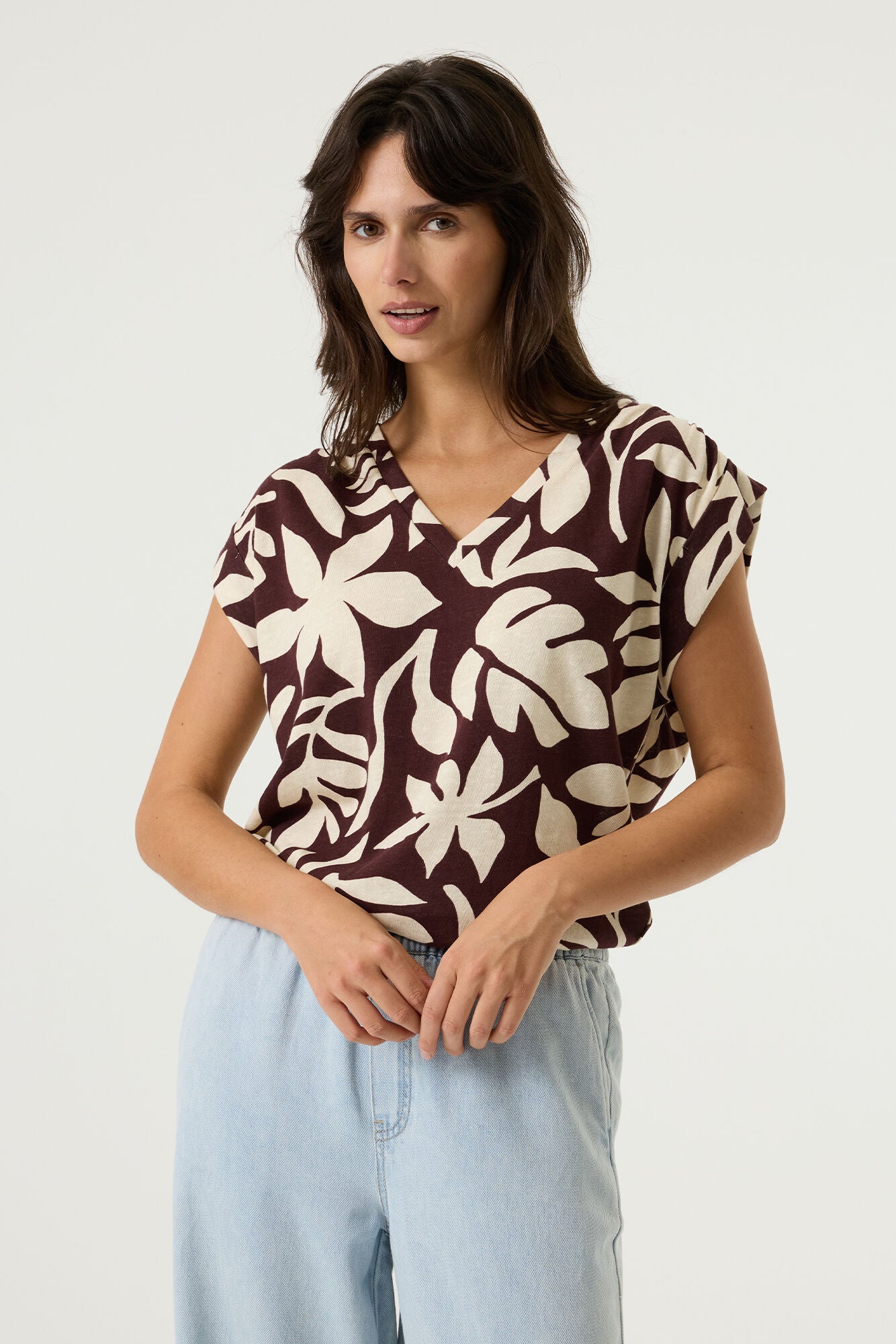 Garcia T-Shirts  braun