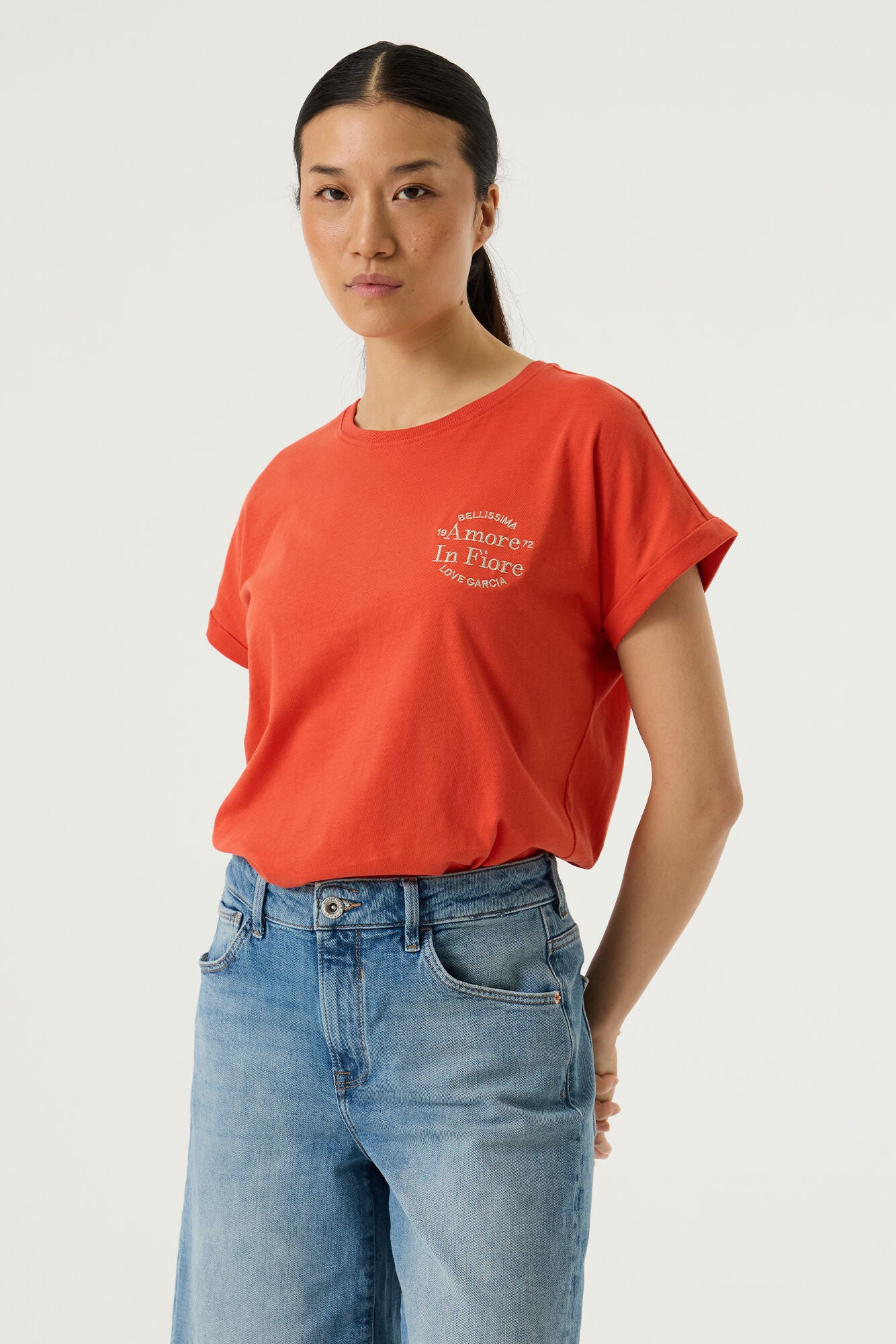 Garcia T-Shirts  orange