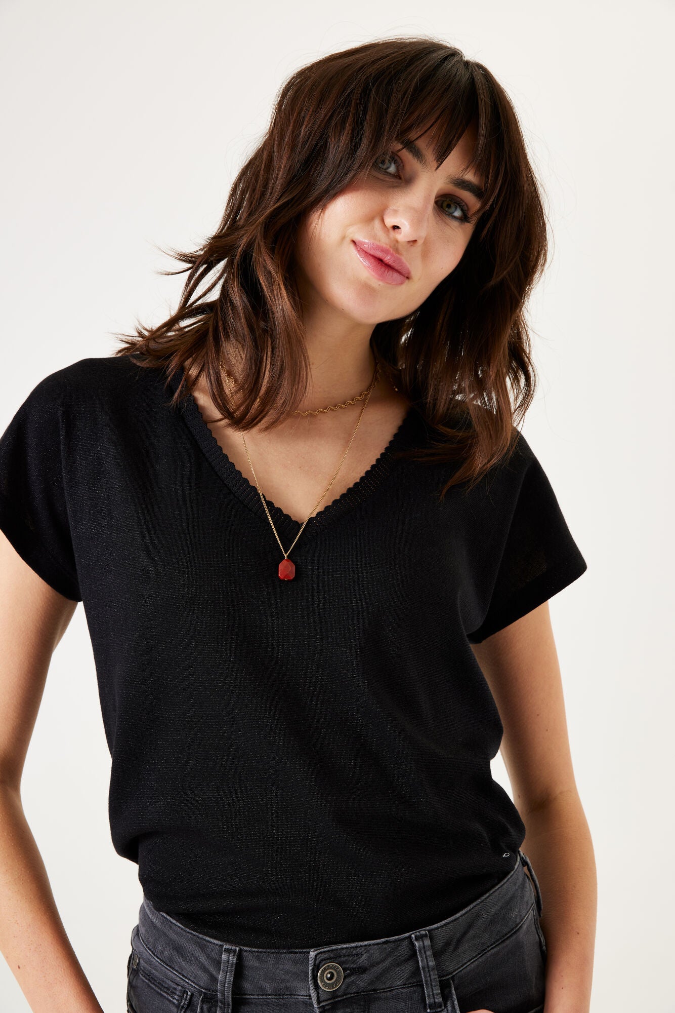 Garcia T-Shirts  schwarz