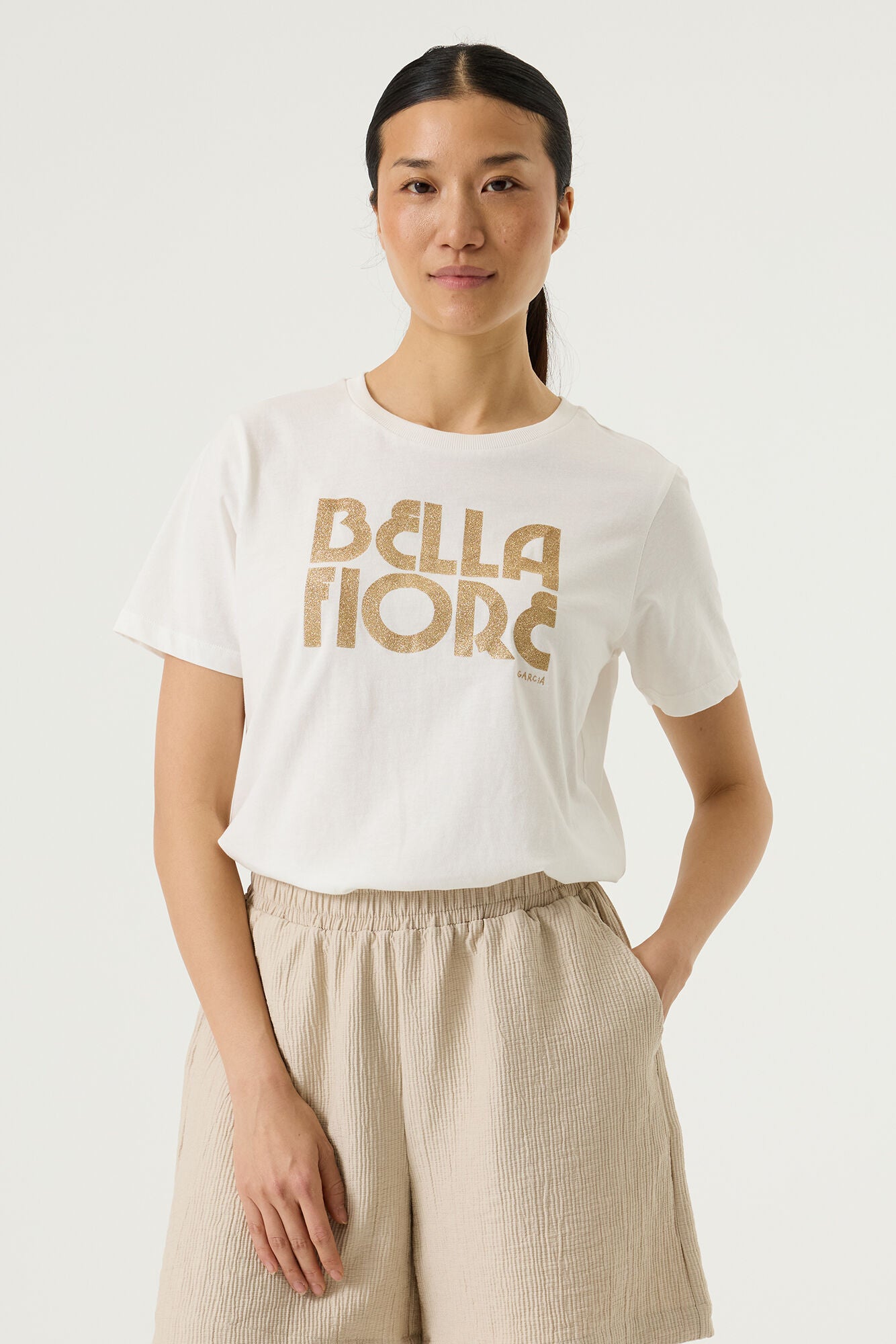 Garcia T-Shirts  weiß