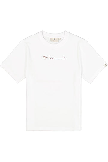T-Shirt mit Brust- und Rückenprint