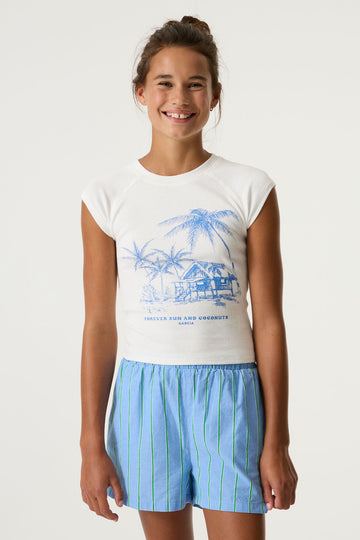 T-Shirt mit Brust- und Rückenprint