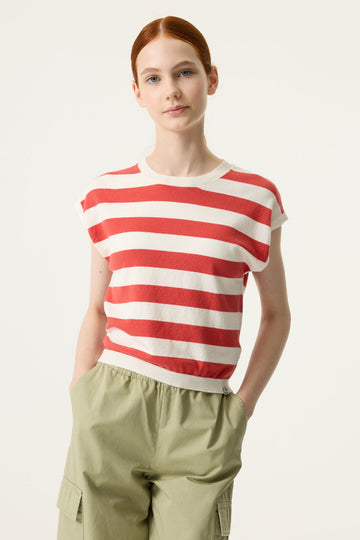 T-Shirt mit Streifen