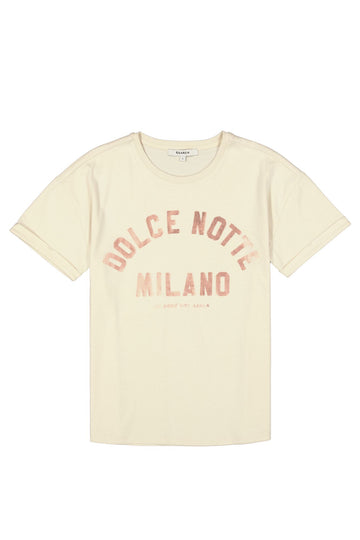 T-Shirt mit Textdruck