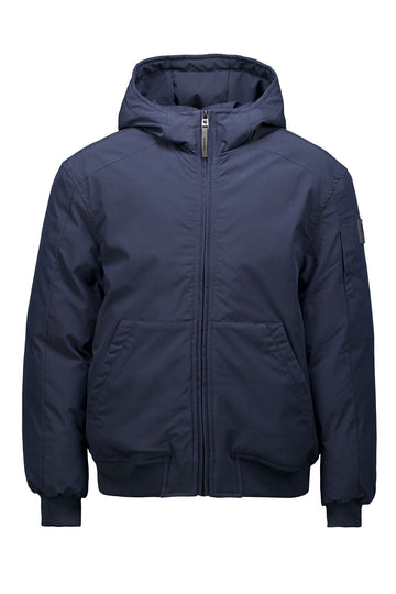 Wattierte Jacke mit Kapuze