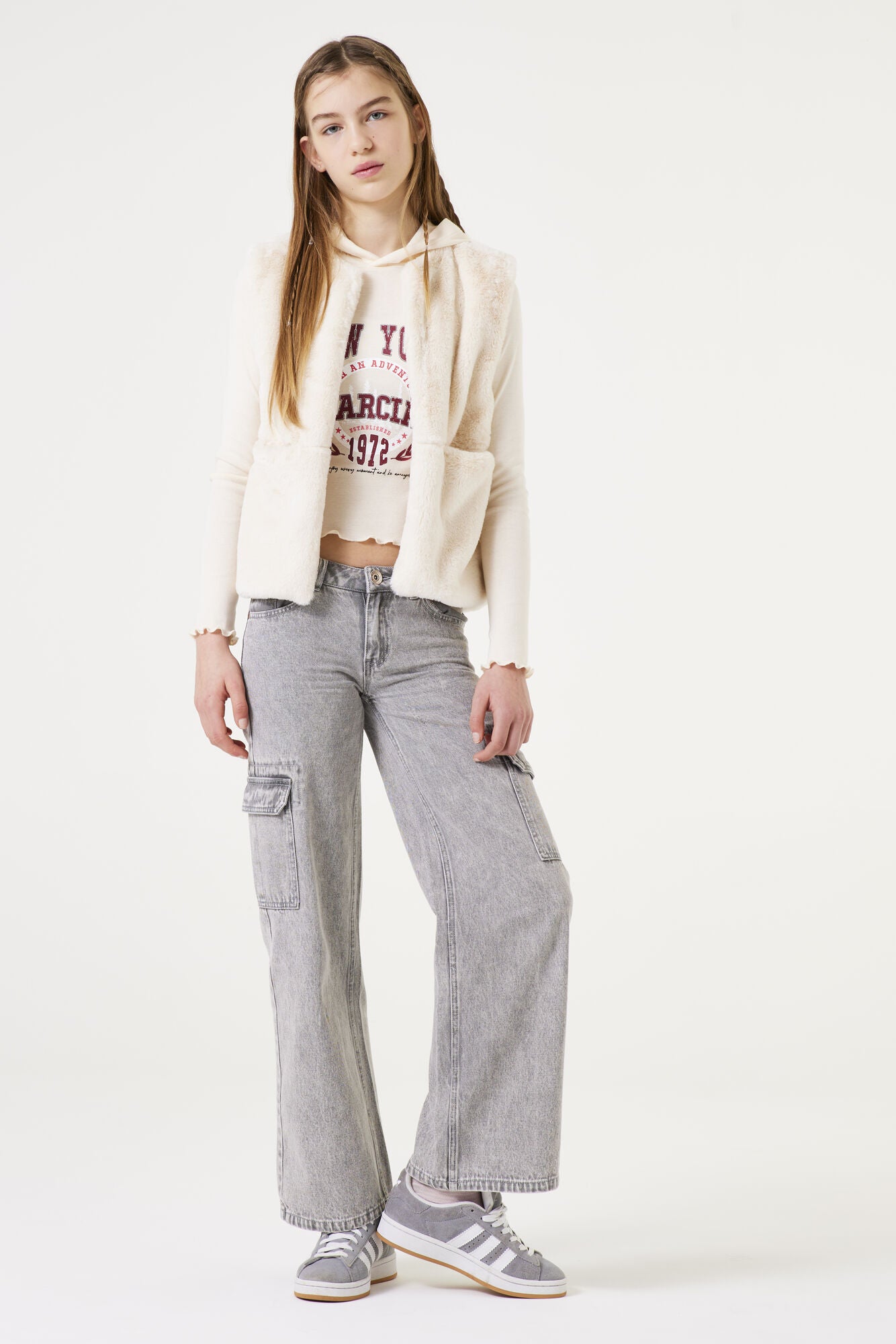 Garcia Jeans & Hosen  grau