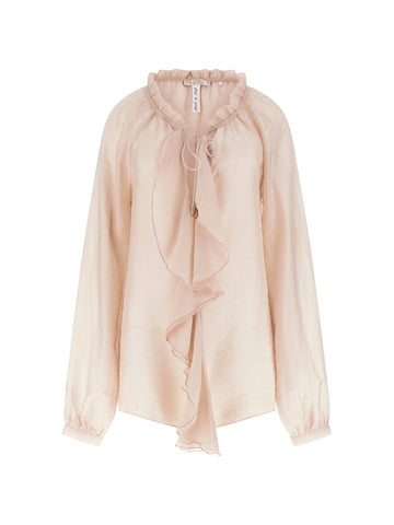 Bluse mit Rüschen