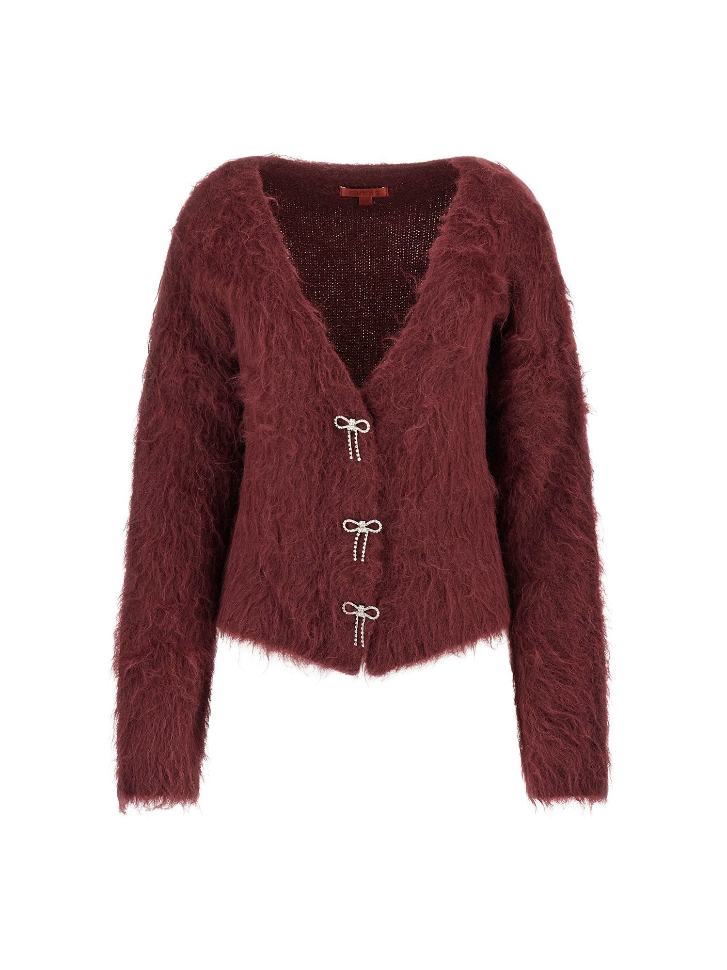 Guess Strickjacken  bordeaux