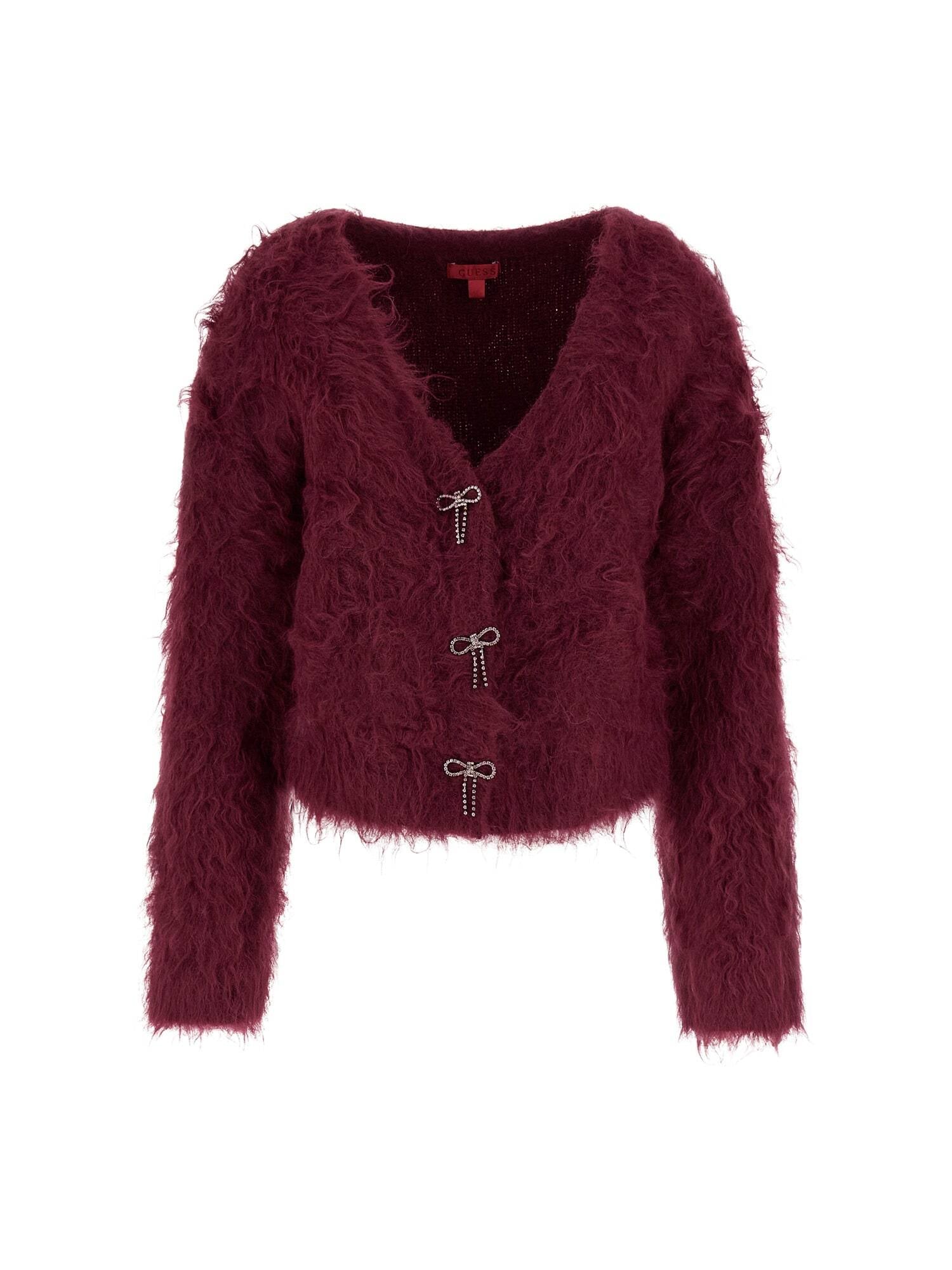 Guess Strickjacken  bordeaux