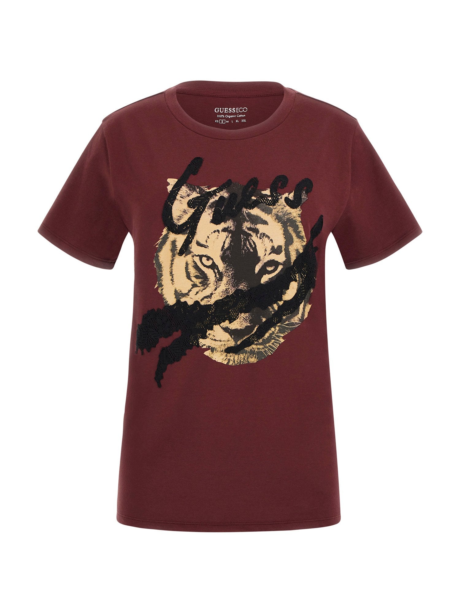 Guess T-Shirts  dunkelrot