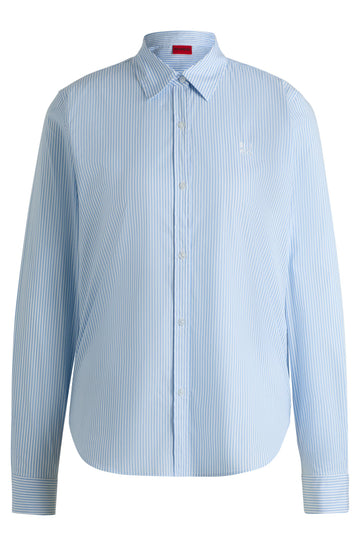 Gestreifte Regular-Fit Bluse