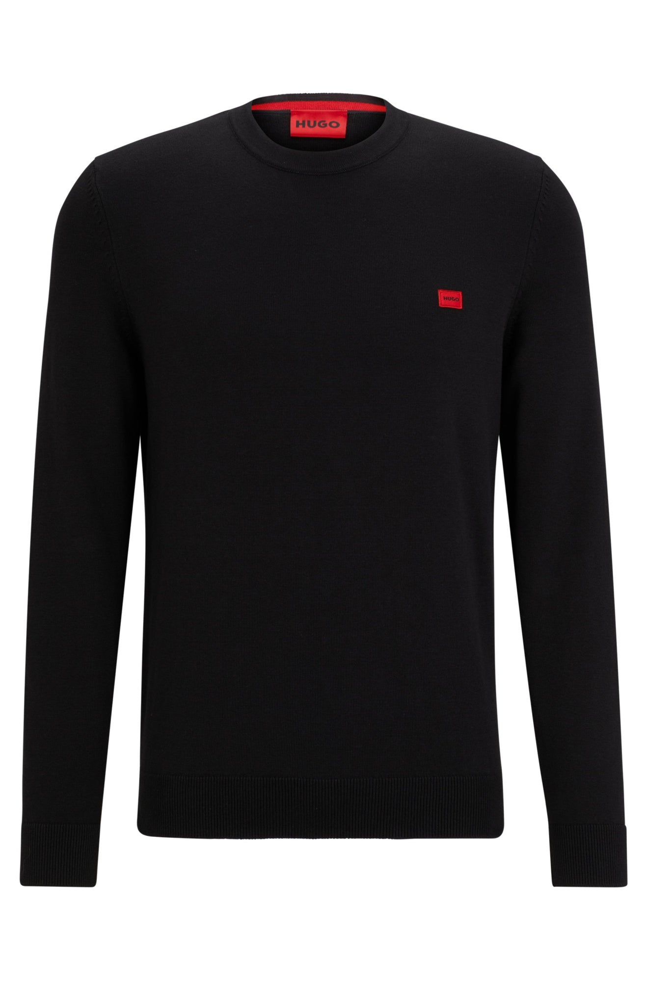 HUGO Pullover  schwarz