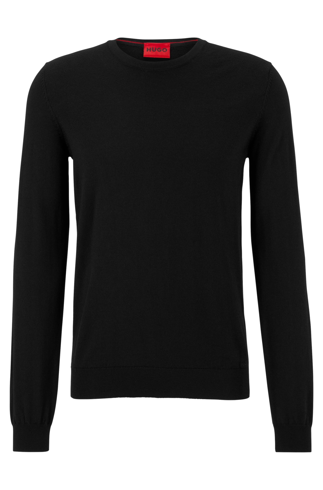 HUGO Pullover  schwarz