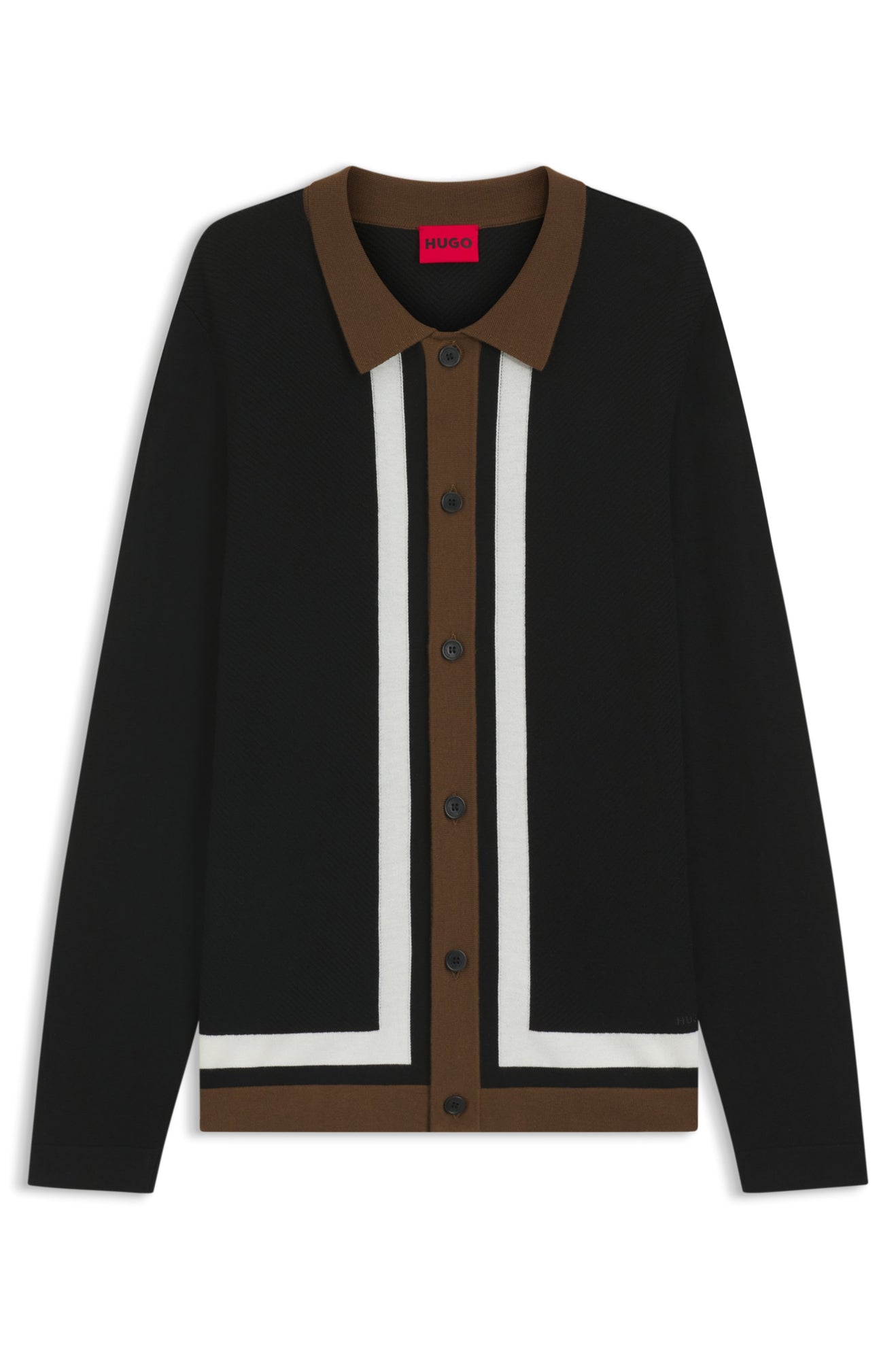 HUGO Pullover  schwarz