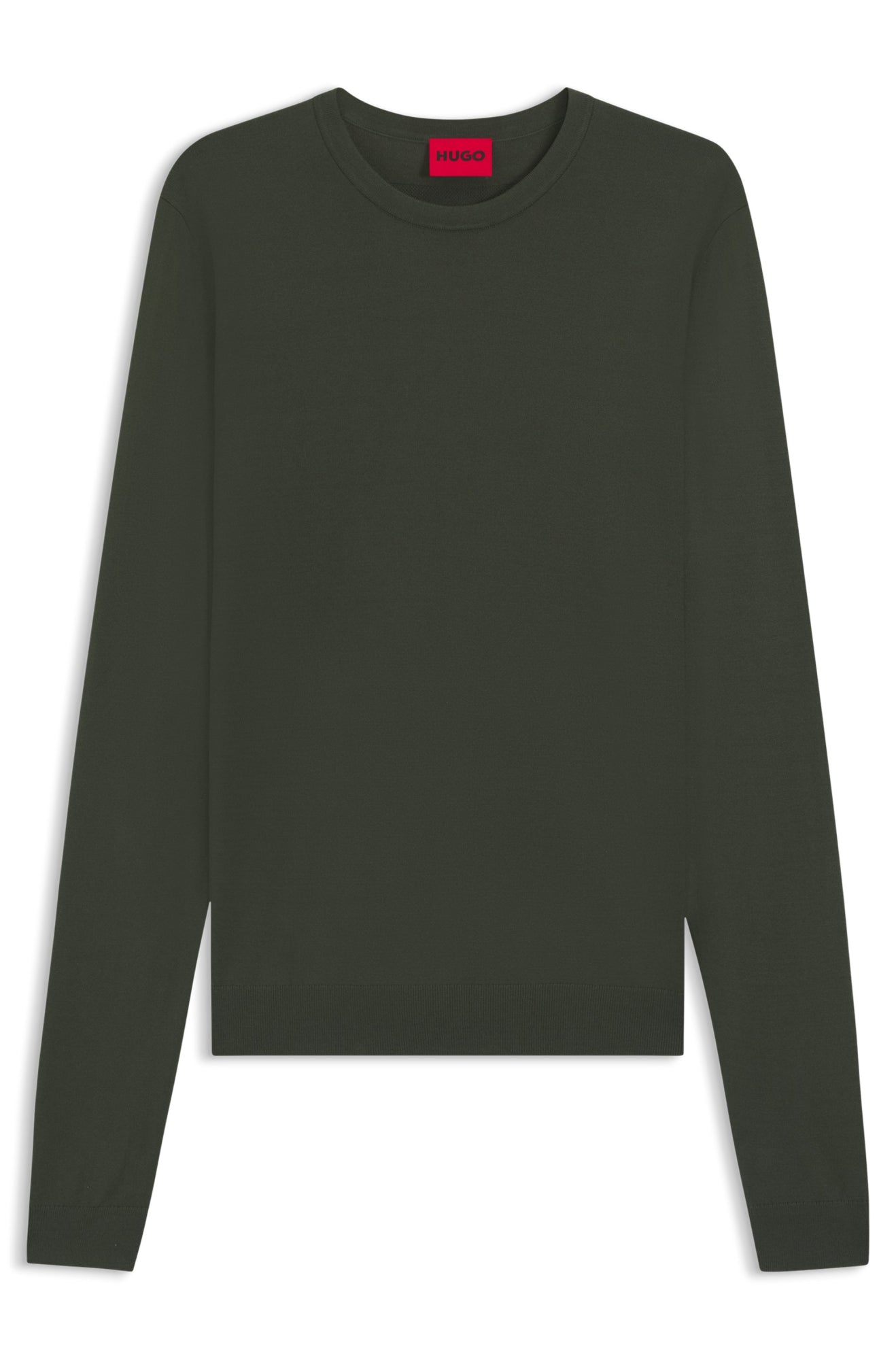 HUGO Pullover  oliv