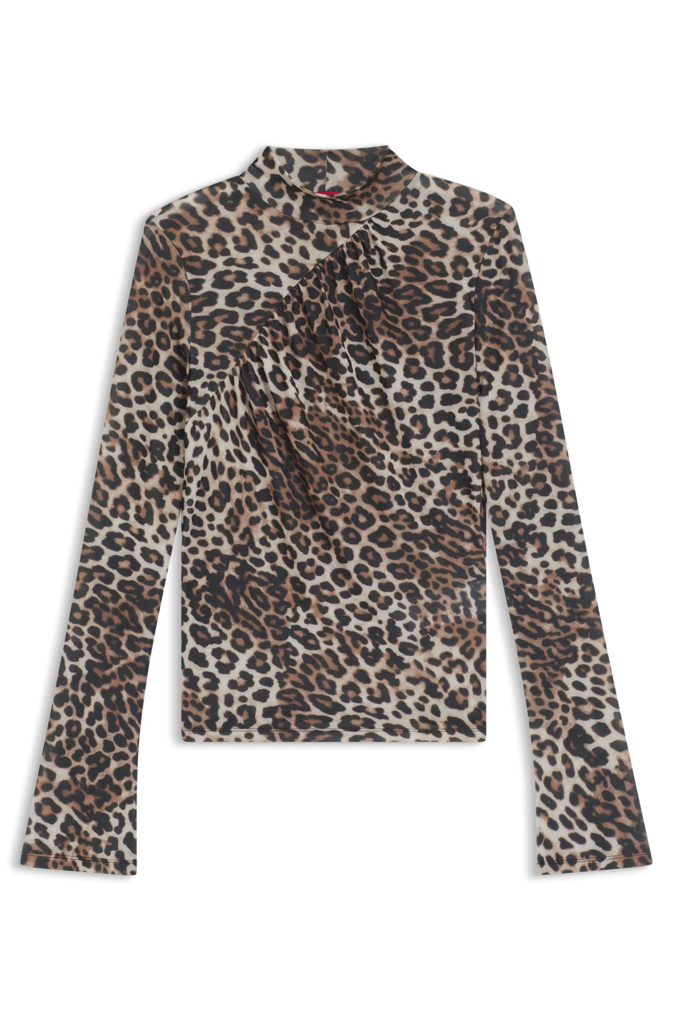 HUGO Langarmshirts  braun