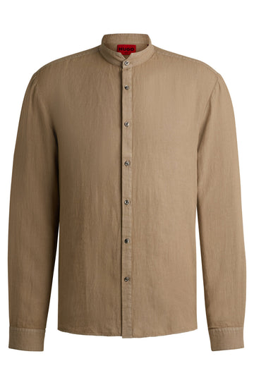 Slim-Fit Leinen-Hemd