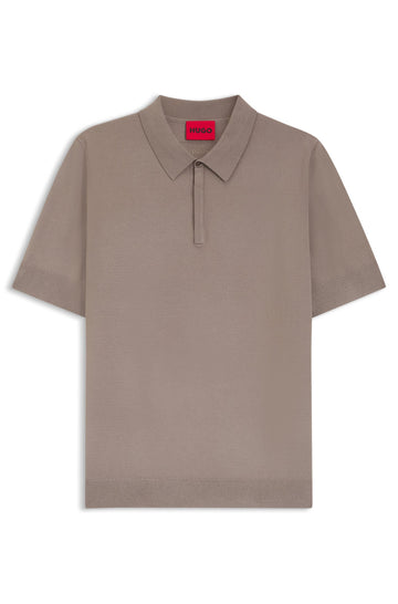 Strick-Poloshirt