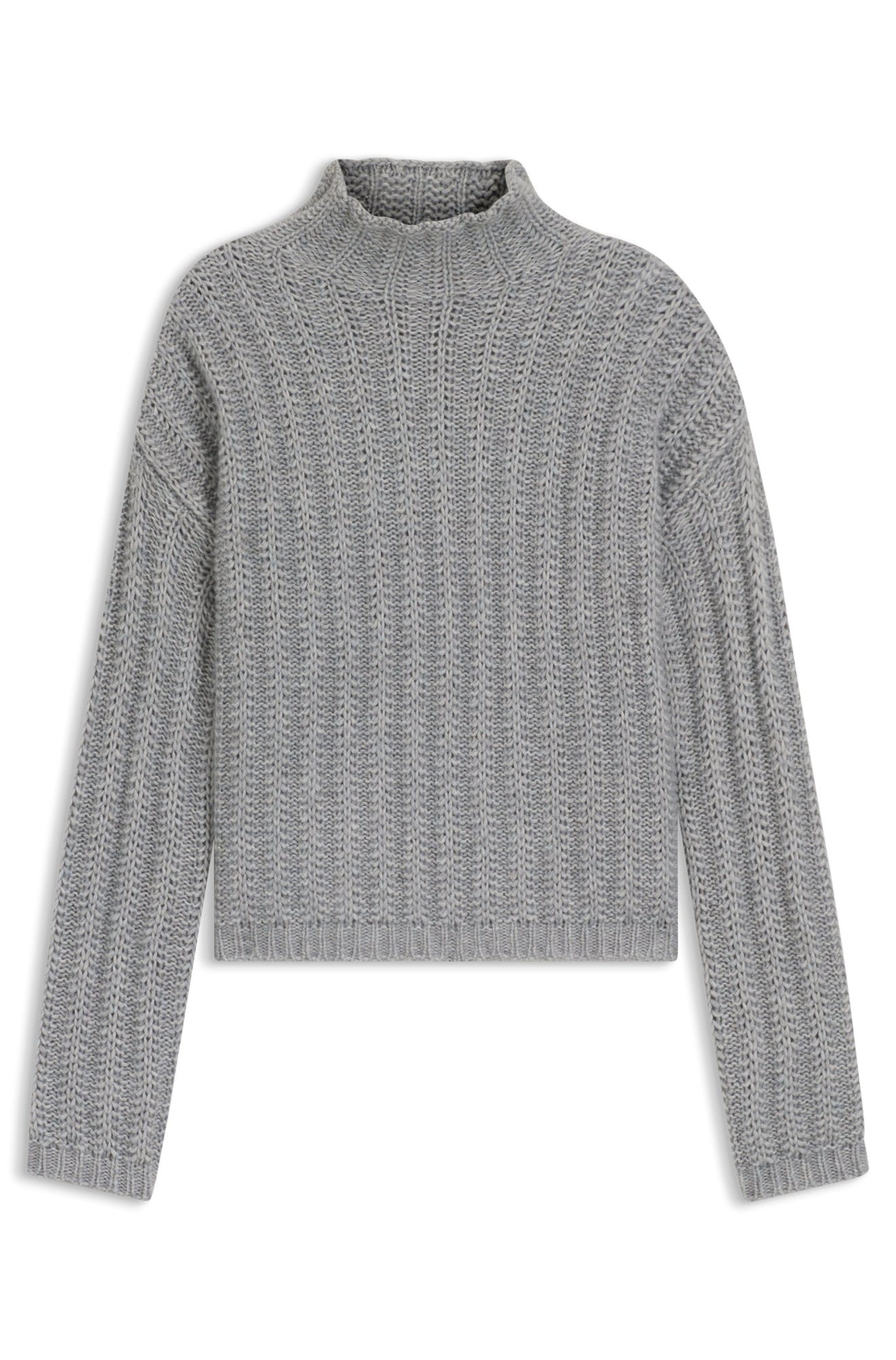 HUGO Pullover  grau