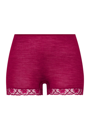 Shorts aus Wollspitze