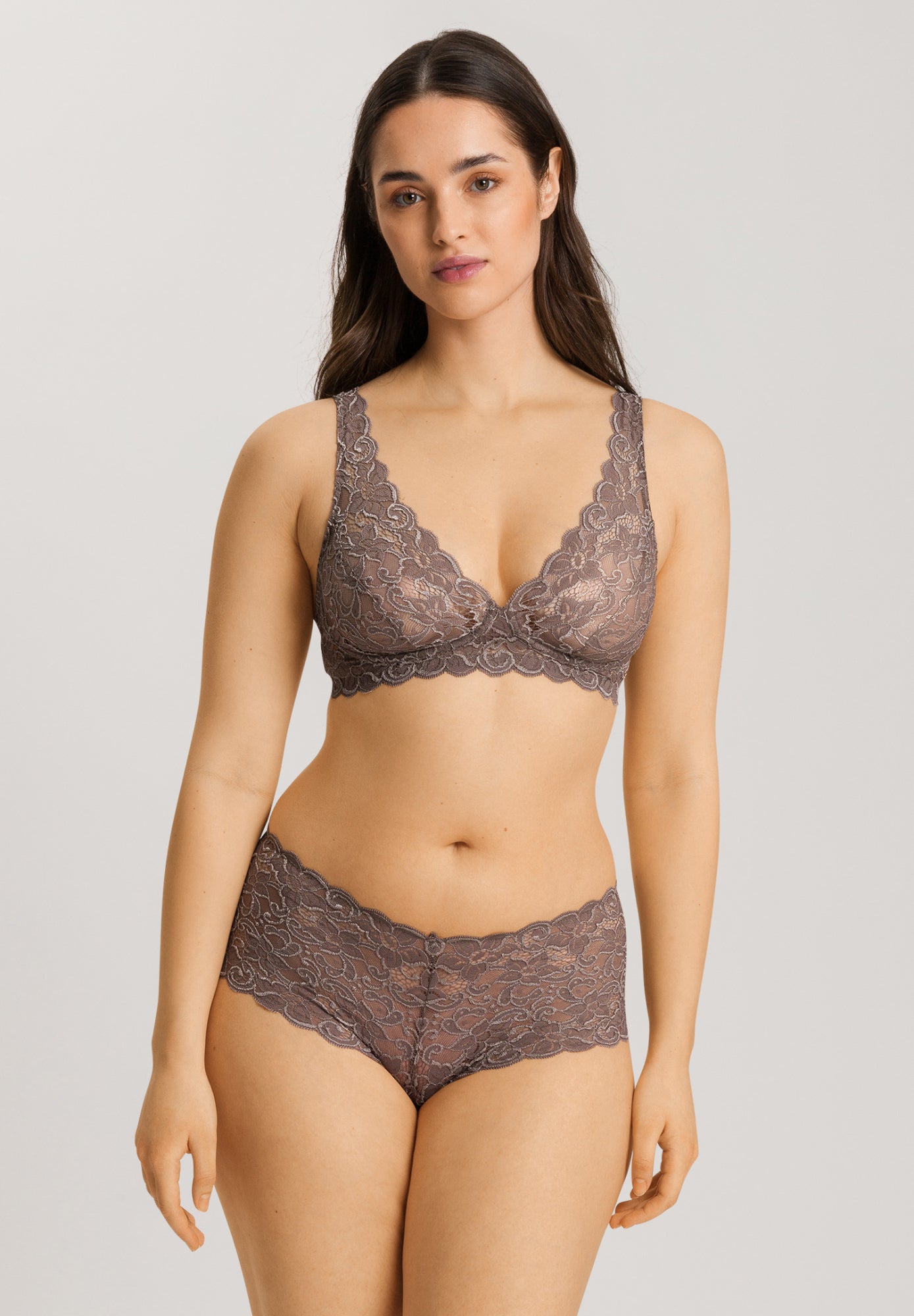 Hanro Soft-BHs  braun