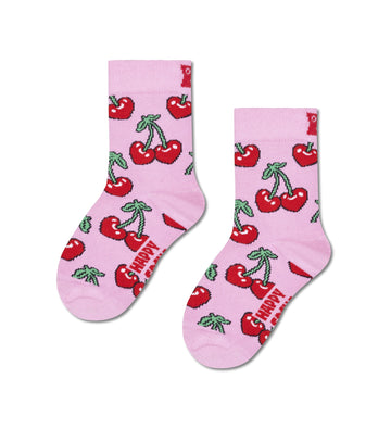 Kids Cherry Heart Sock