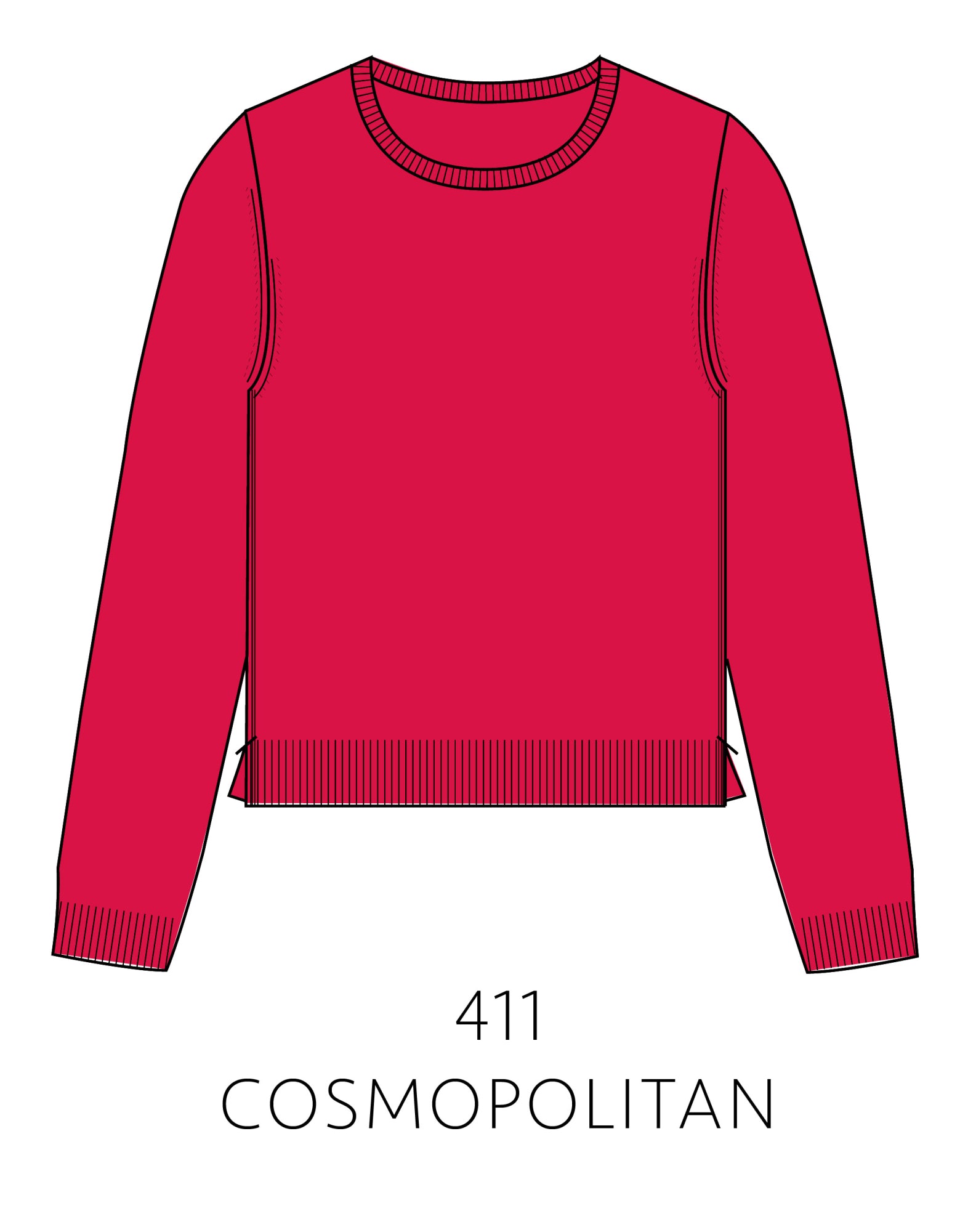 In Linea Pullover  rot