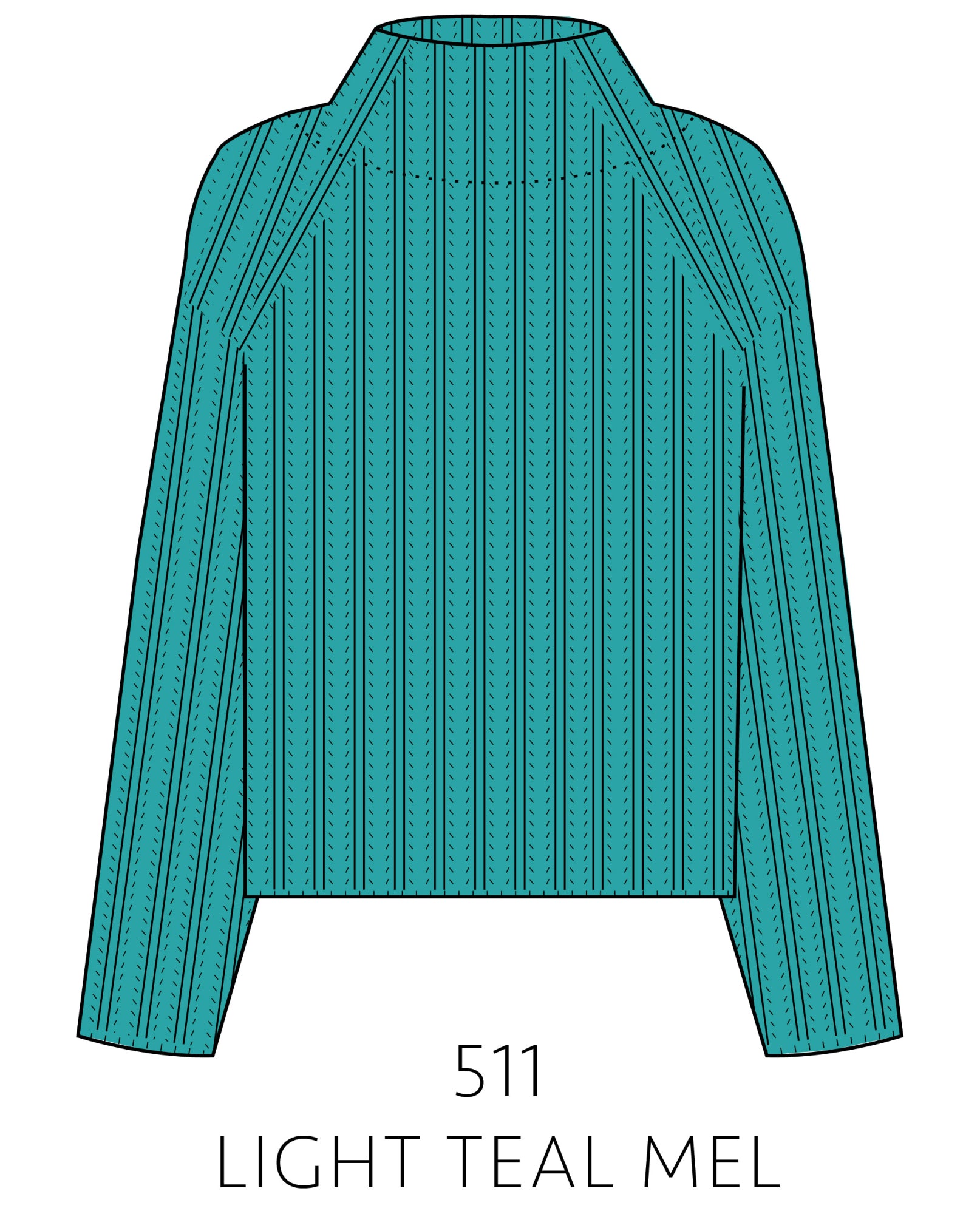 In Linea Pullover  türkis