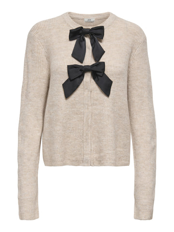 Cardigan mit Schleifen vorne