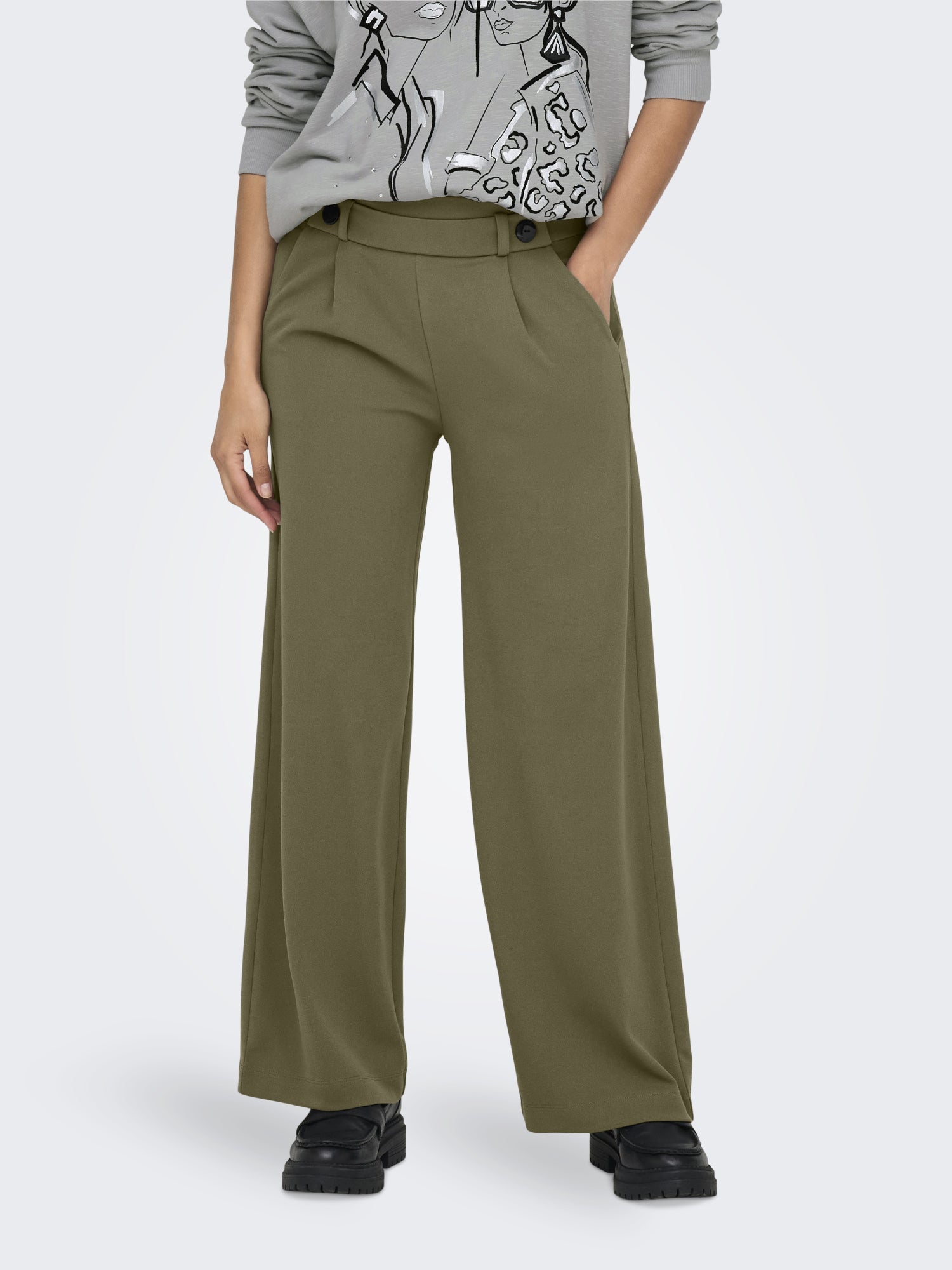 JDY Culottes  oliv