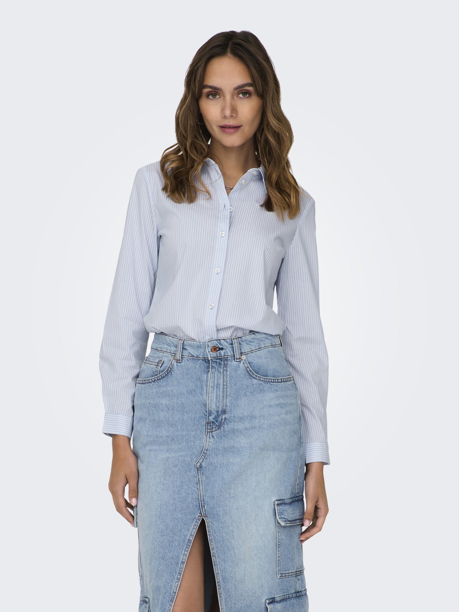 JDY Blusen  blau