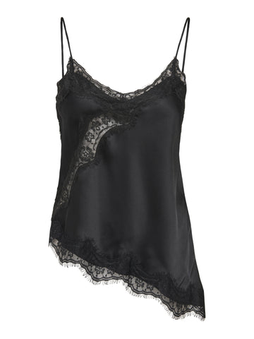 JDYFIFI S/L ASYM LACE SINGLET WVN NOOS